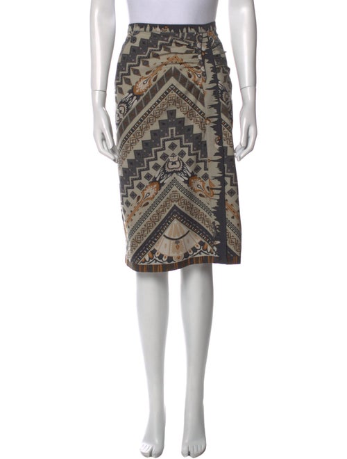 Etro Wool Knee-Length Skirt