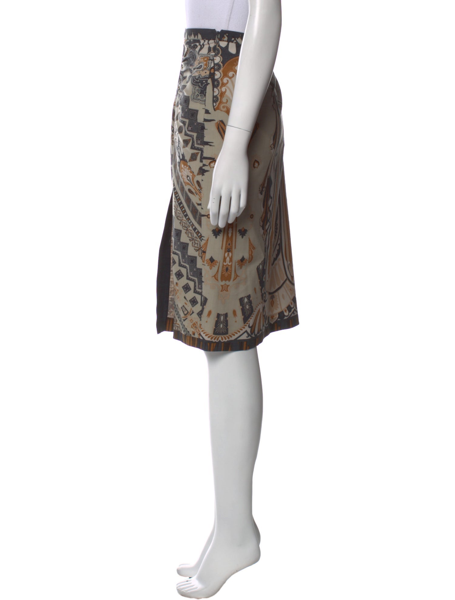 Etro Wool Knee-Length Skirt