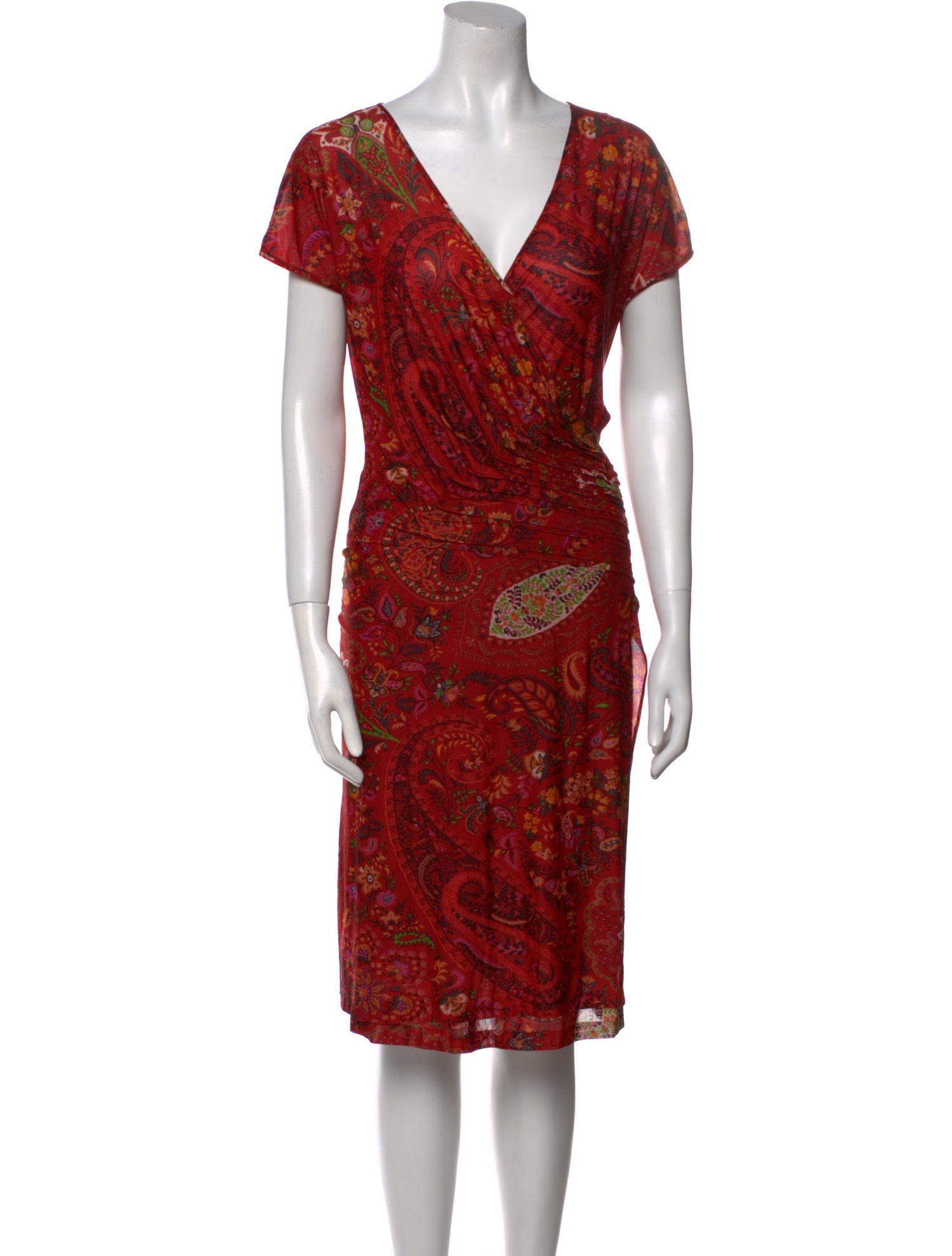 Etro Paisley Print Knee-Length Dress