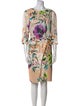 Etro Floral Print Knee-Length Dress