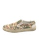 Etro Canvas Floral Print Boat Shoes
