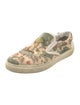 Etro Canvas Floral Print Boat Shoes