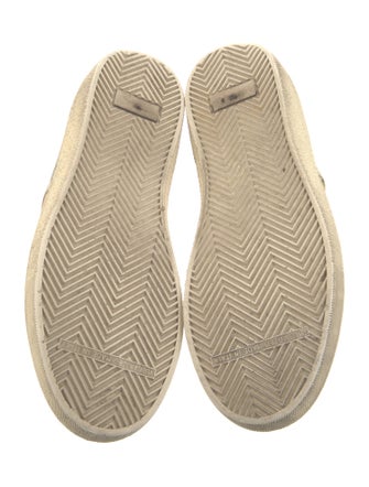 Etro Canvas Floral Print Boat Shoes