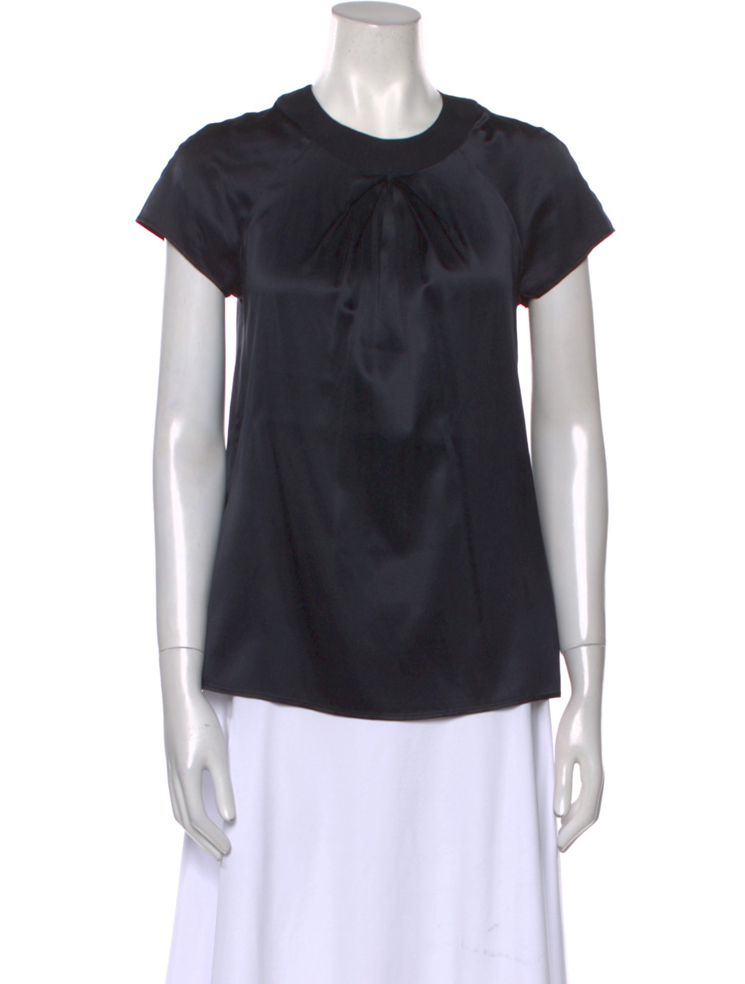 Etro Silk Crew Neck Blouse