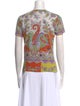 Etro Paisley Print Crew Neck T-Shirt