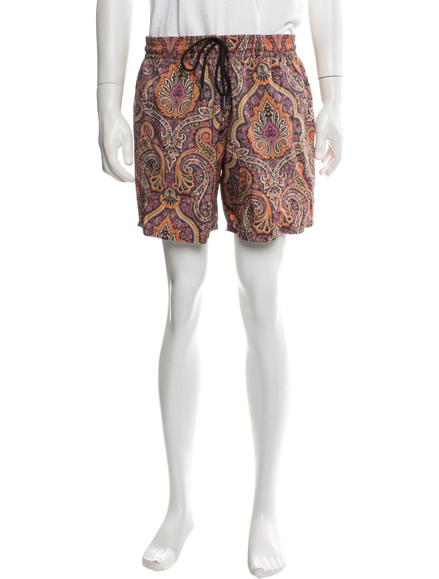 Etro Paisley Print Swim Trunks