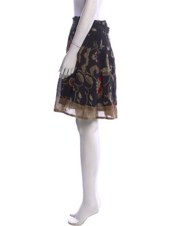 Etro Silk Knee-Length Skirt