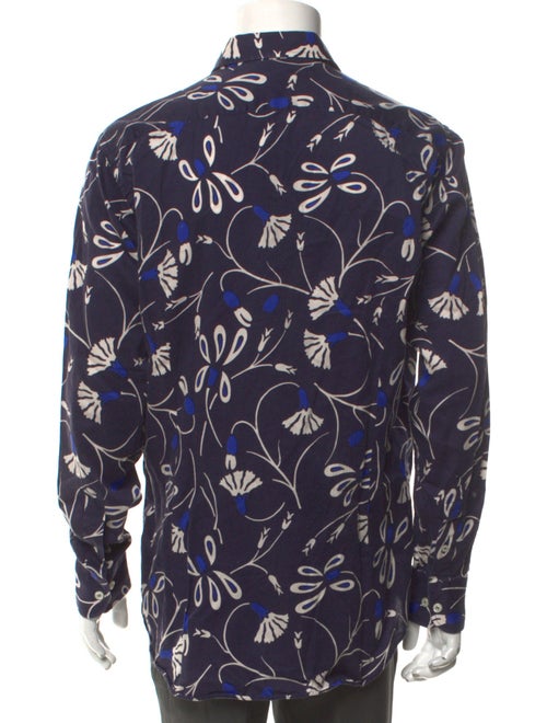 Etro Floral Print Long Sleeve Shirt