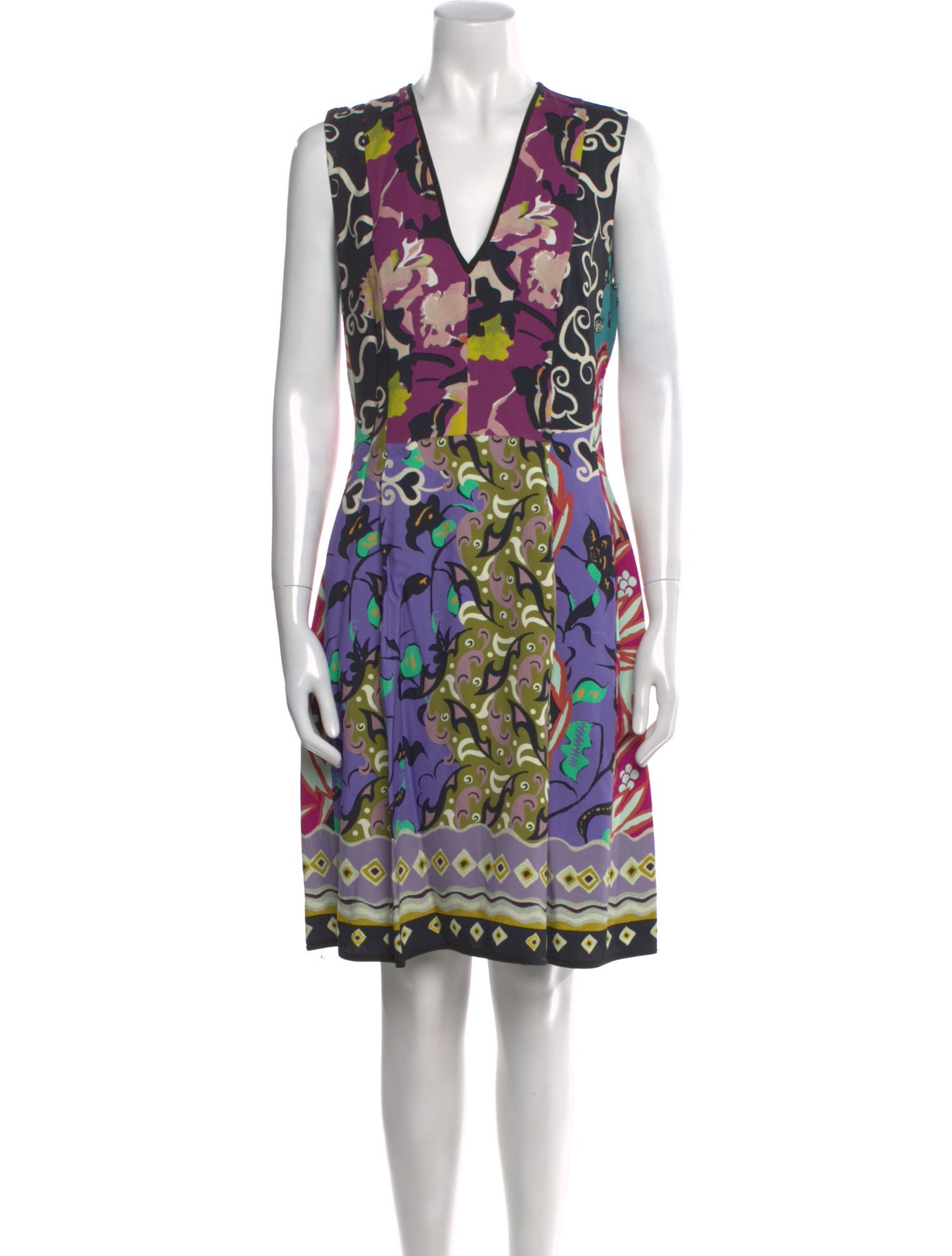 Etro Printed Knee-Length Dress