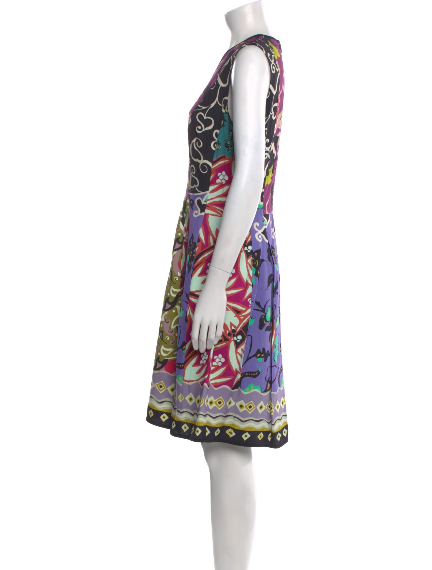 Etro Printed Knee-Length Dress