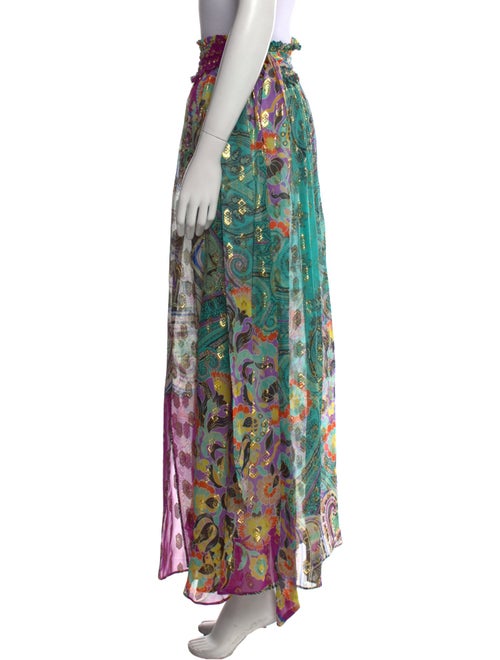Etro Silk Long Skirt