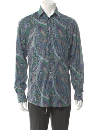 Etro Paisley Print Long Sleeve Shirt