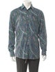 Etro Paisley Print Long Sleeve Shirt
