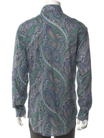 Etro Paisley Print Long Sleeve Shirt