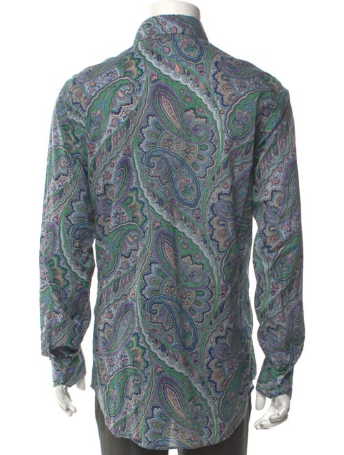 Etro Paisley Print Long Sleeve Shirt