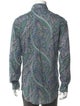 Etro Paisley Print Long Sleeve Shirt
