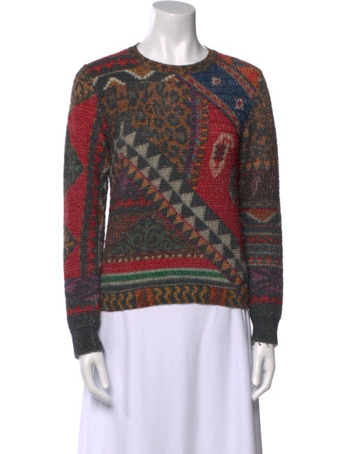 Etro Wool Printed Sweatshirt