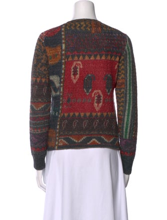 Etro Wool Printed Sweatshirt