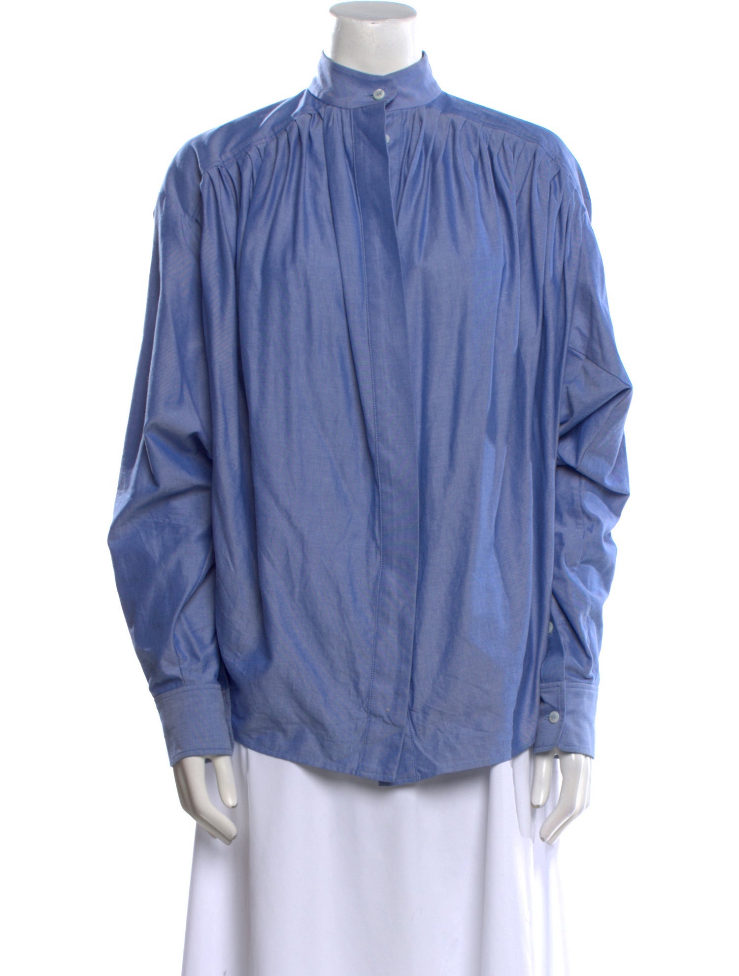 Etro Mock Neck Long Sleeve Blouse