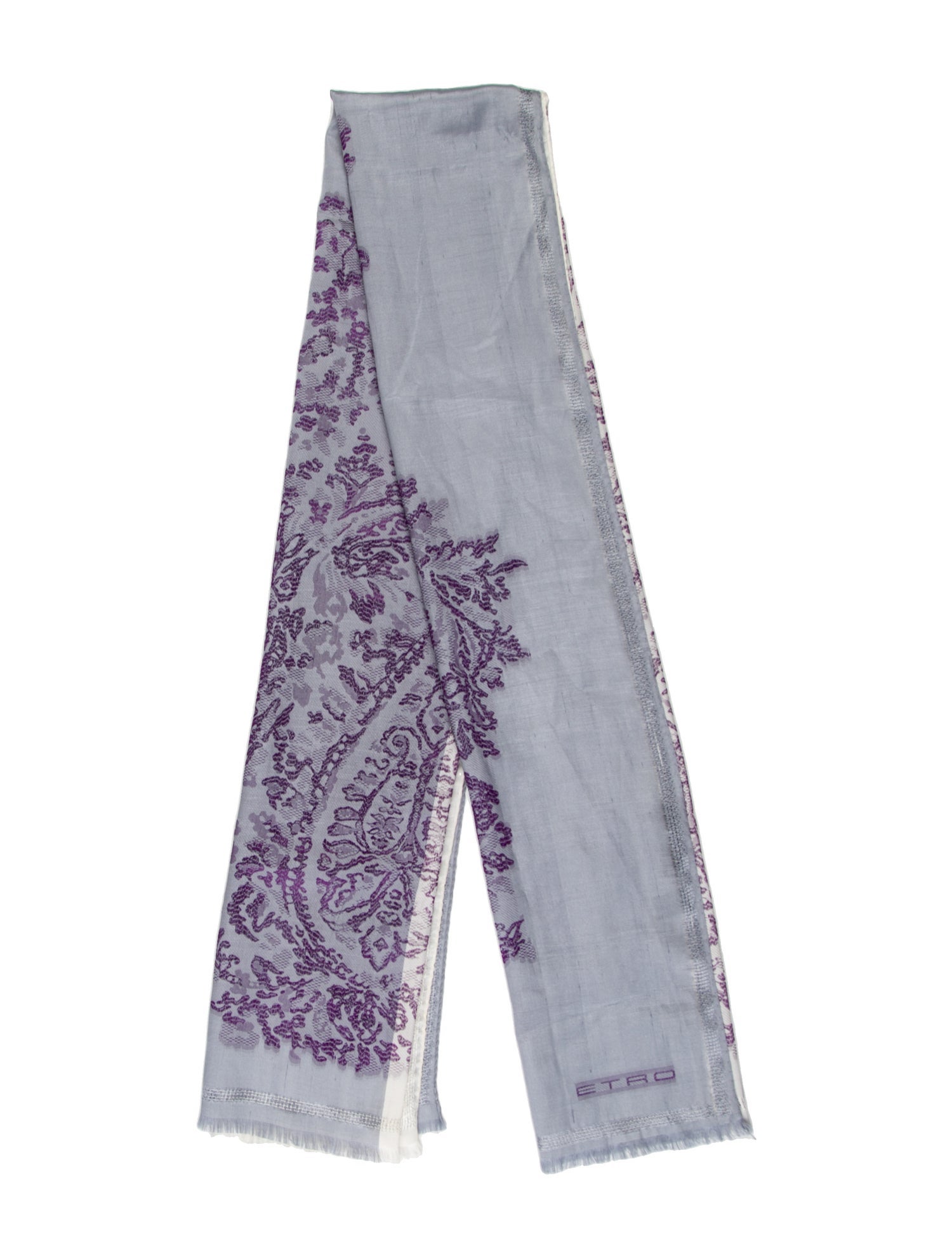Etro Paisley Print Scarf