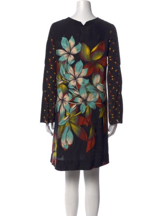 Etro Floral Print Mini Dress