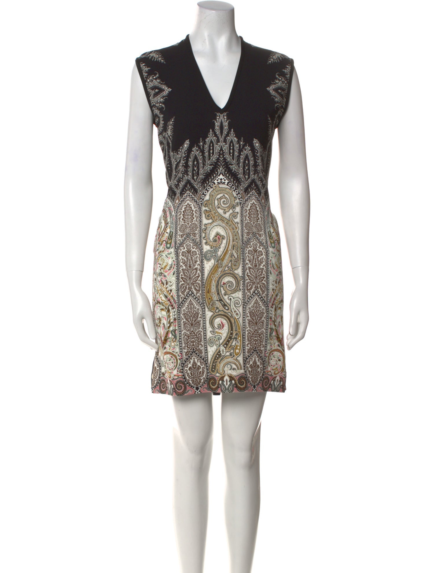 Etro Paisley Print Mini Dress