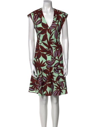 Etro Printed Knee-Length Dress