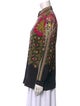 Etro Silk Floral Print Button-Up Top