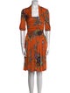 Etro Printed Knee-Length Dress