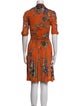Etro Printed Knee-Length Dress