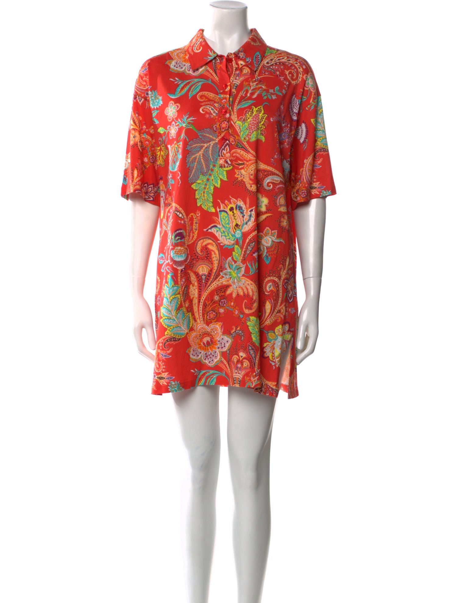 Etro Paisley Print Mini Dress