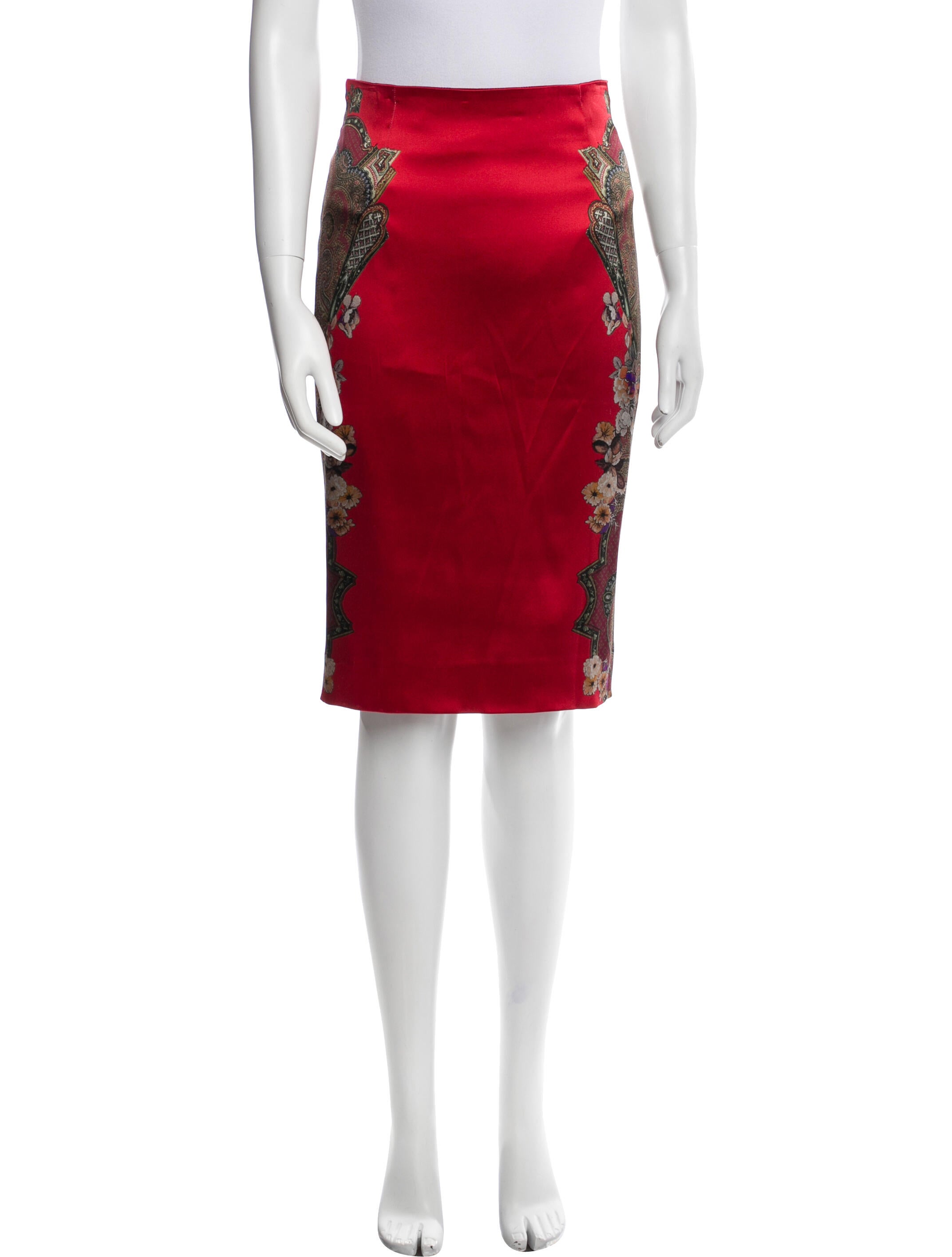 Etro Graphic Print Knee-Length Skirt