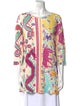 Etro Printed Bateau Neckline Tunic