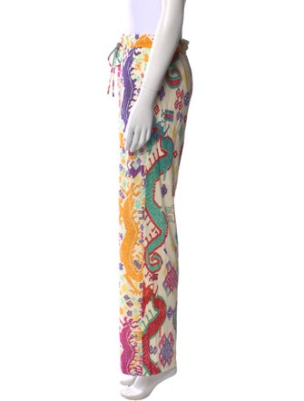Etro Floral Print Skinny Leg Pants