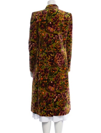 Etro Floral Print Trench Coat