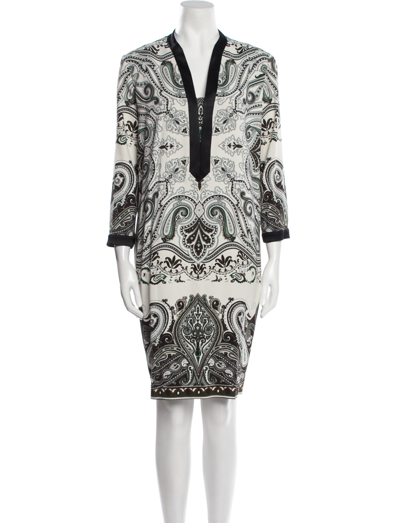 Etro Paisley Print Knee-Length Dress