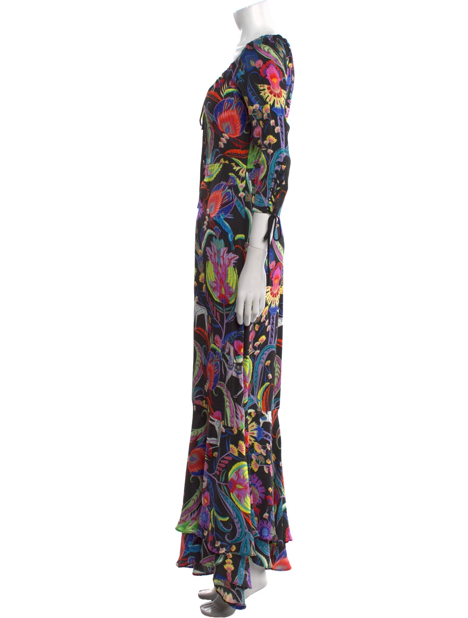 Etro Printed Long Dress