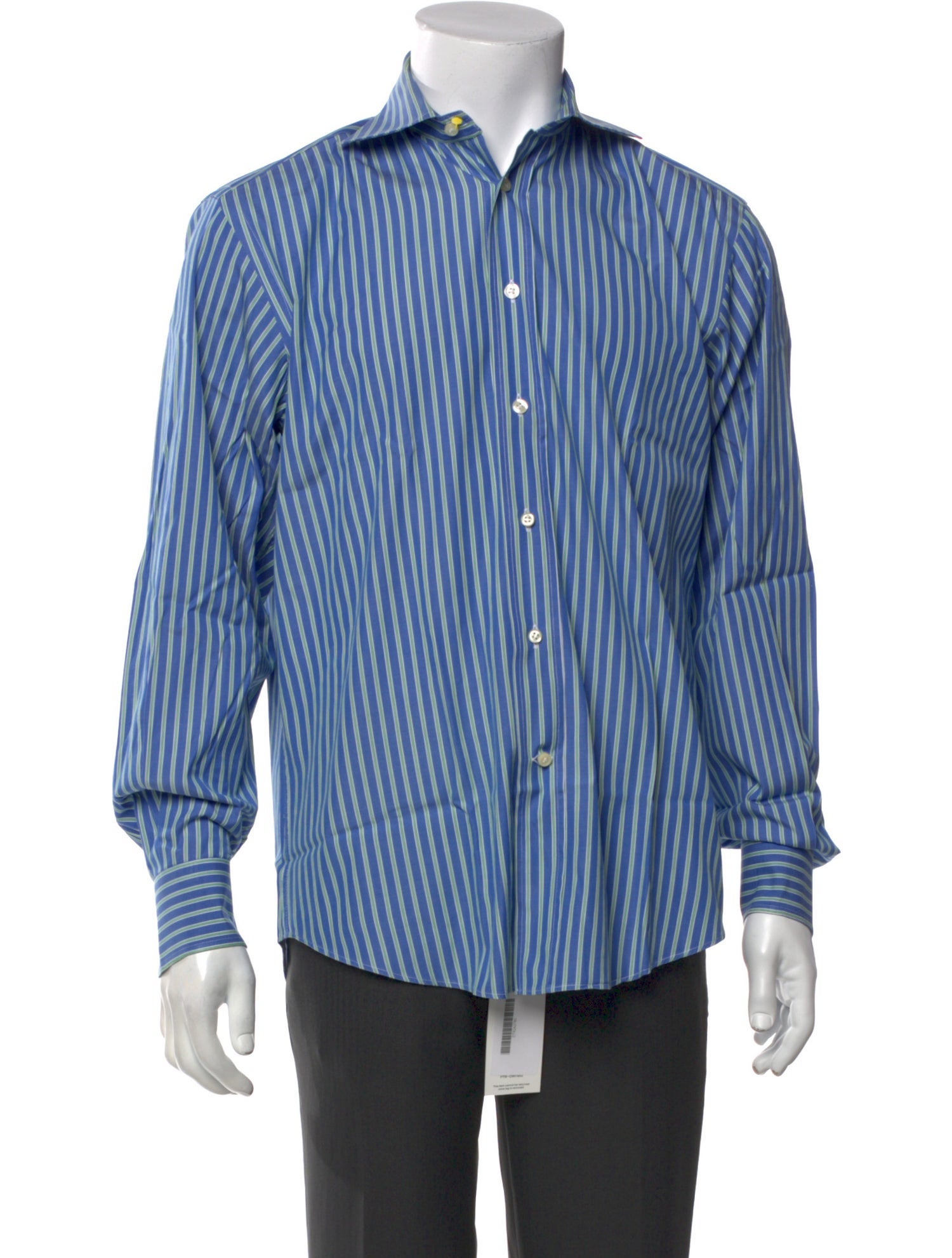 Etro Striped Long Sleeve Dress Shirt