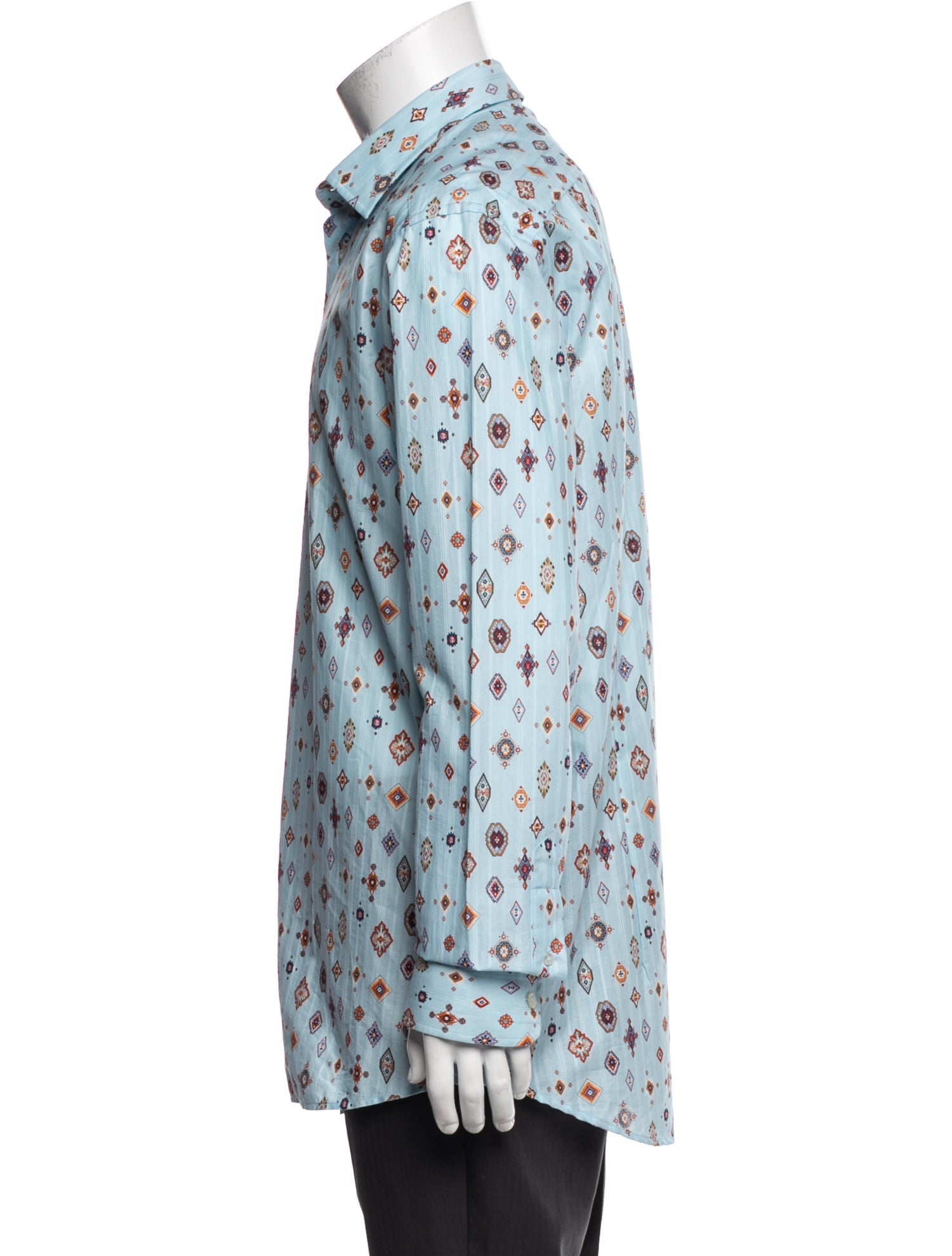 Etro Printed Long Sleeve Shirt