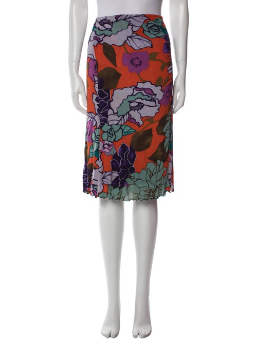 Etro Printed Knee-Length Skirt
