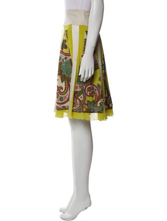 Etro Silk Knee-Length Skirt
