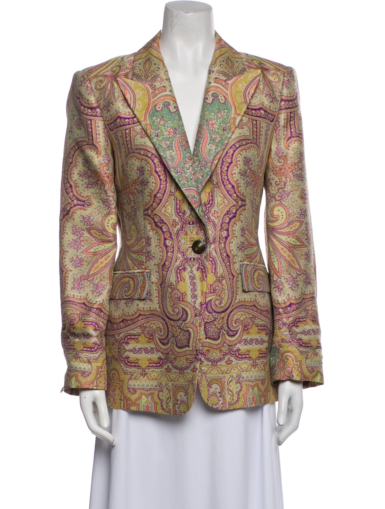 Etro Paisley Print Blazer w/ Tags