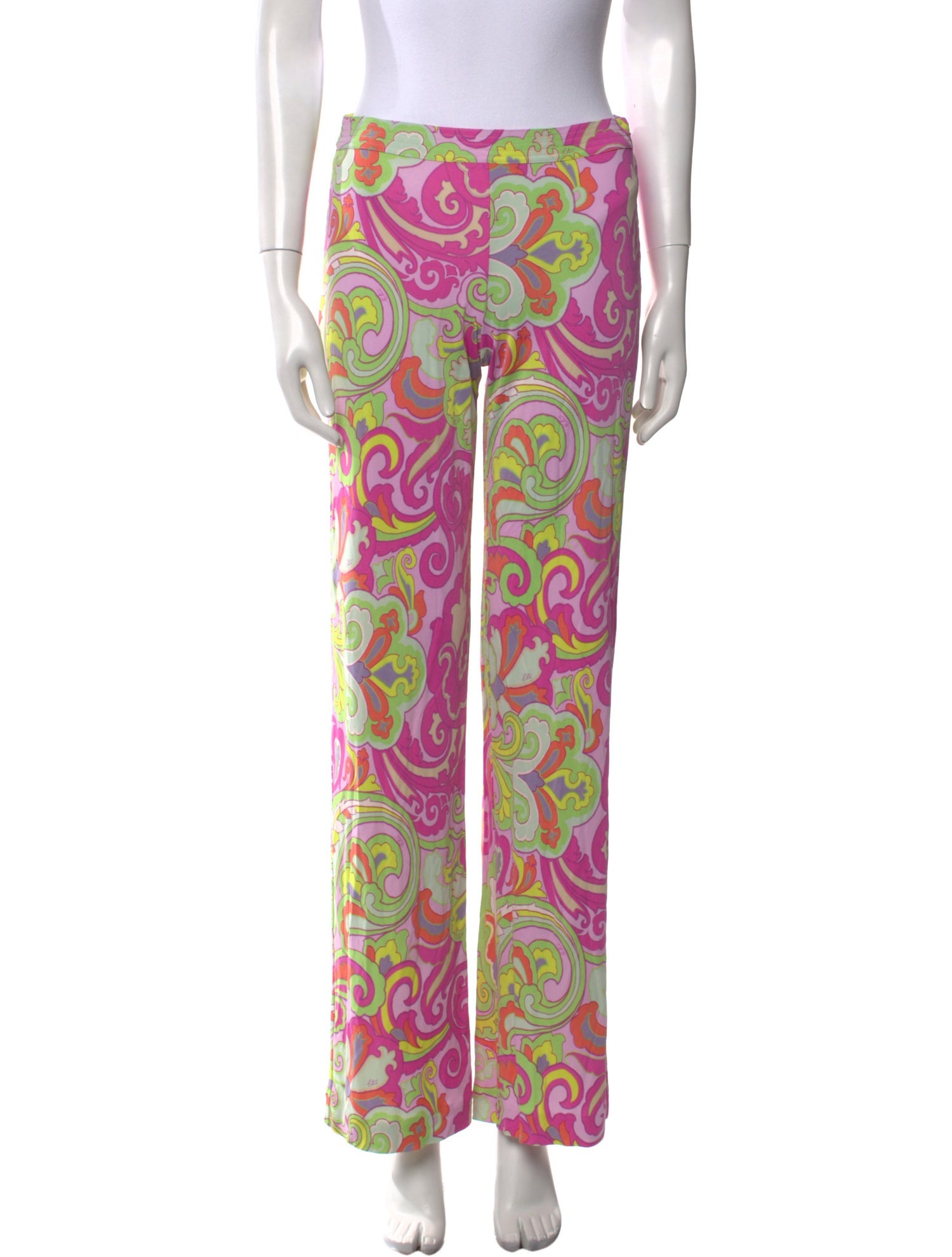 Etro Printed Wide Leg Pants