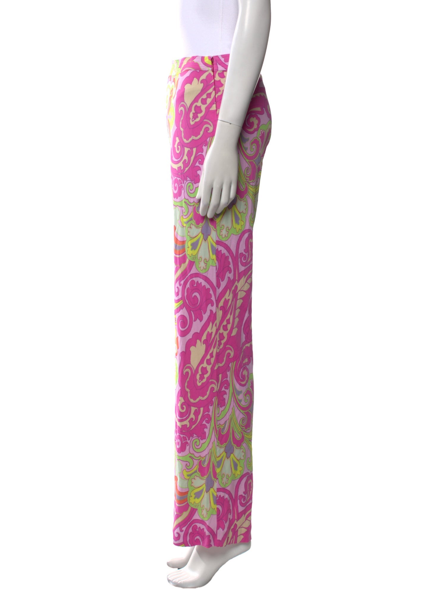 Etro Printed Wide Leg Pants