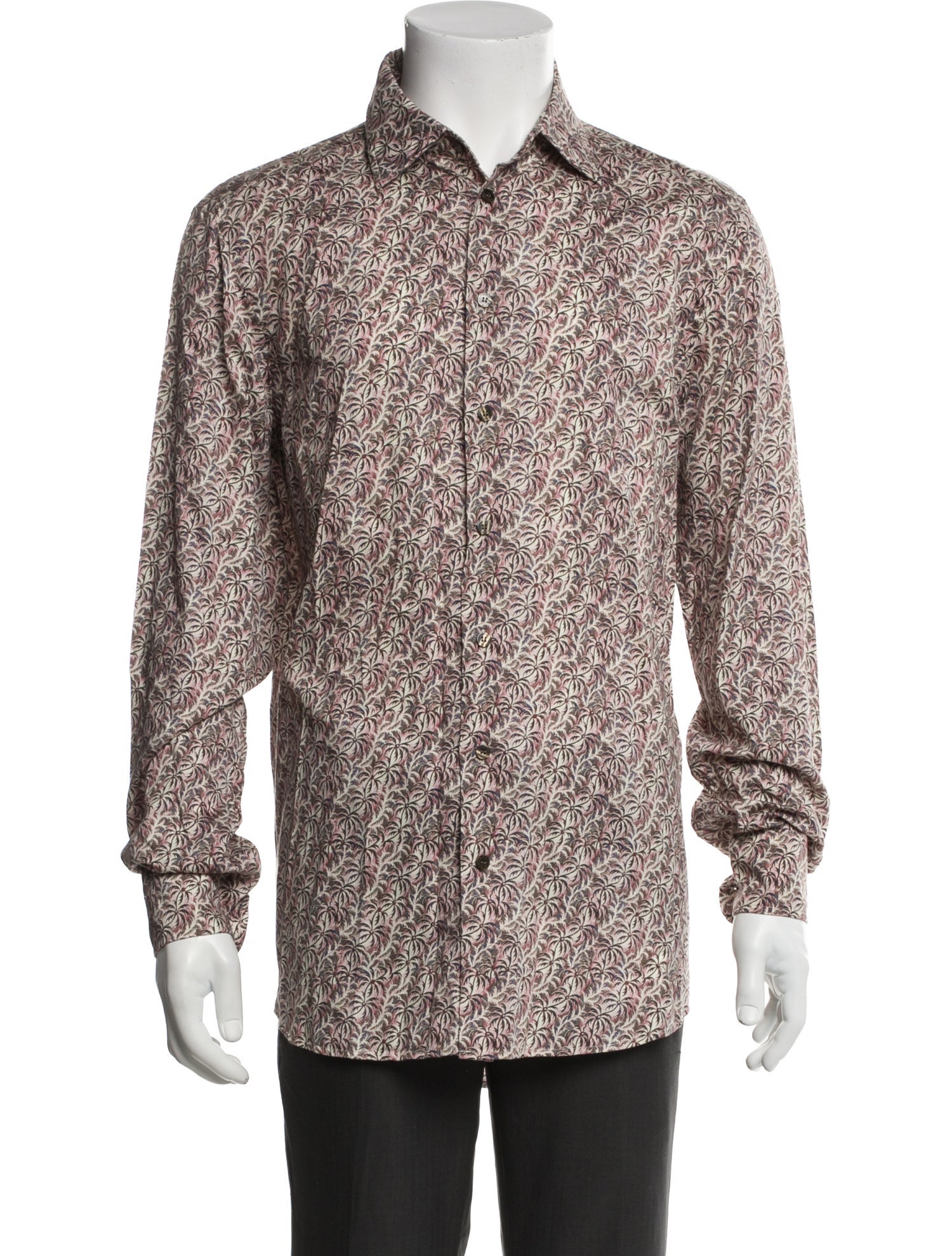 Etro Printed Long Sleeve Shirt