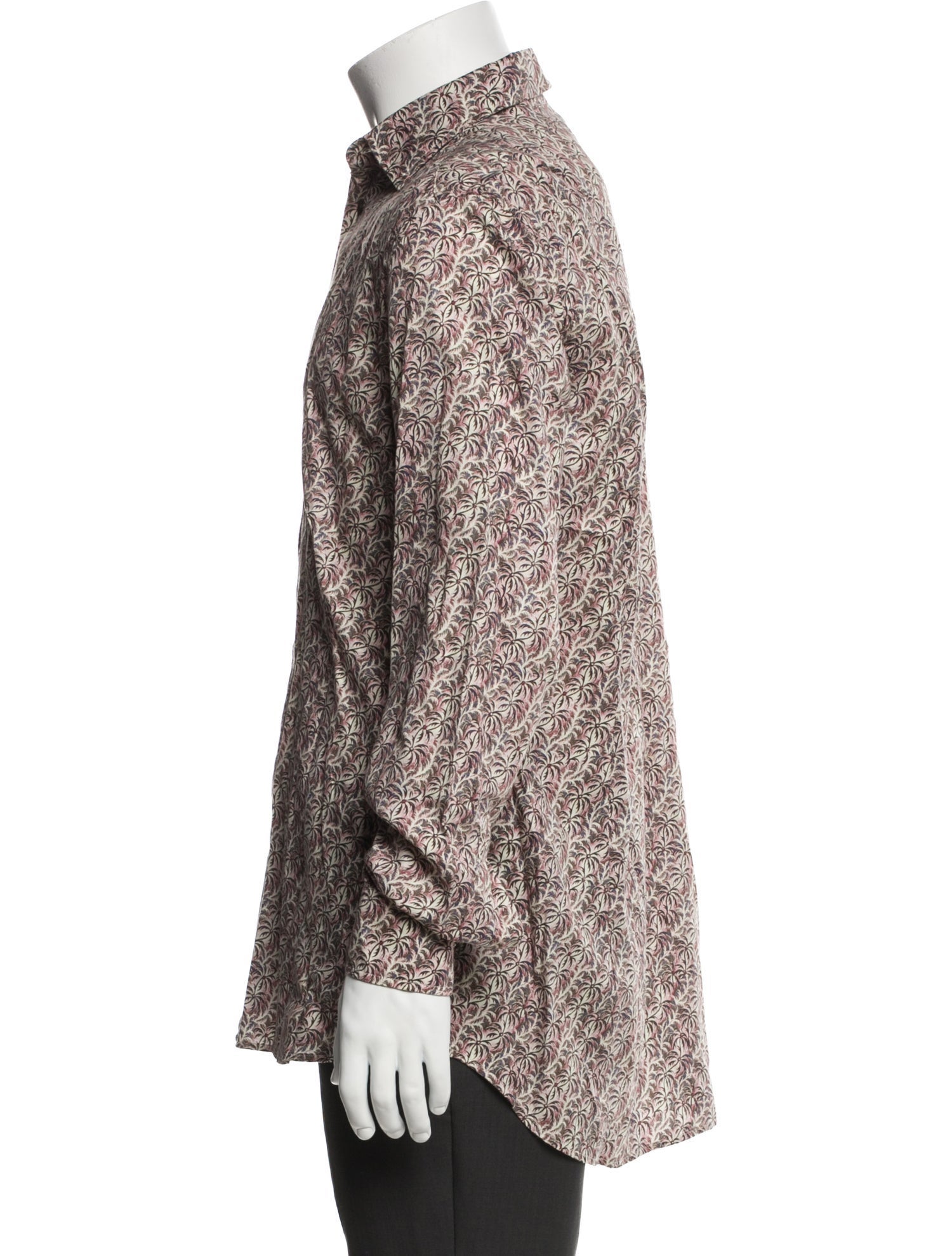 Etro Printed Long Sleeve Shirt