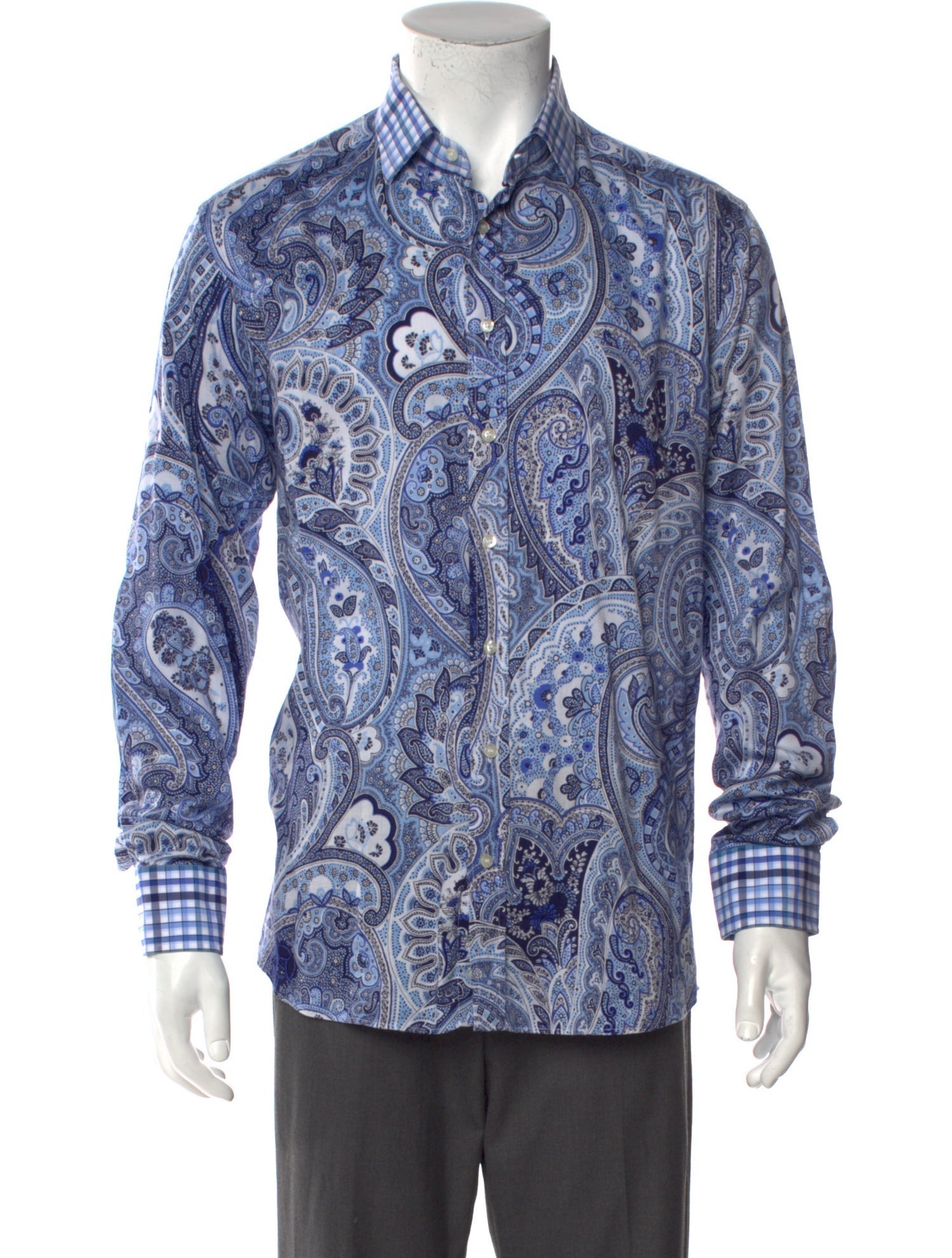 Etro Paisley Print Long Sleeve Shirt