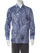 Etro Paisley Print Long Sleeve Shirt