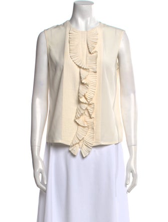 Etro Silk Crew Neck Top