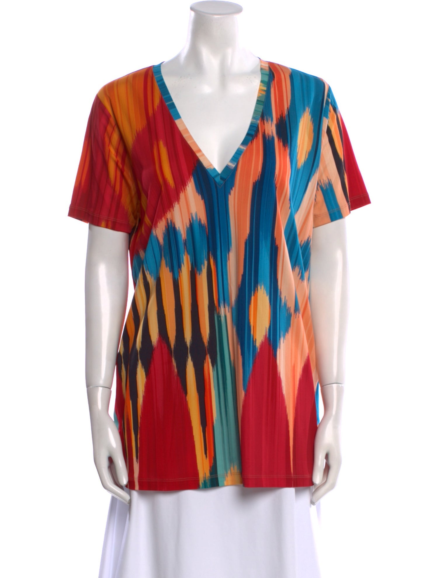 Etro Printed V-Neck Tunic